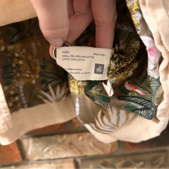 Nicobar Batwing Linen Cotton Jacket - Beige - Picture 11 of 13